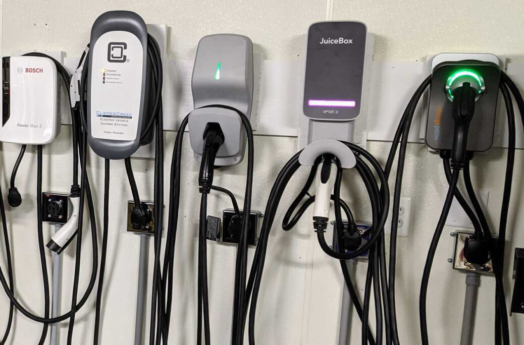 EV charger stations condo hoa parking garage